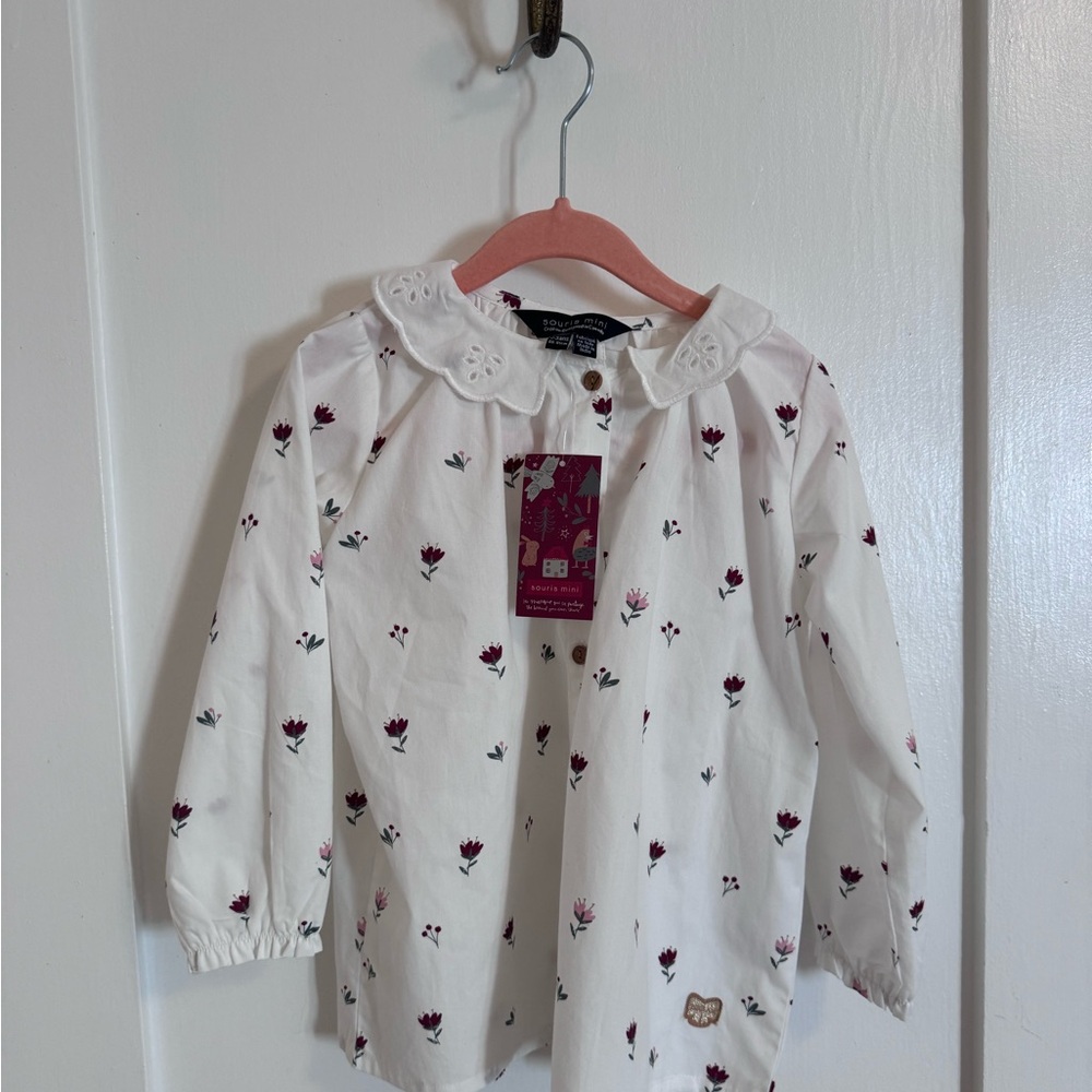 Souris Mini Floral Blouse Toddler